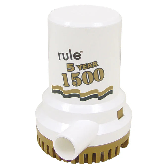 Rule Gold Series 1500 GPH High Capacity Bilge Pump, 12V