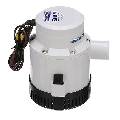 Seachoice 12V Submersible Bilge Pump 3700 GPH With 1-1/2" Ports